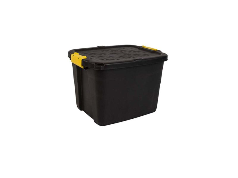 Mr. Bricolage Cyprus | STRATA STORAGE BOX WITH LID HEAVY DUTY BLACK ...